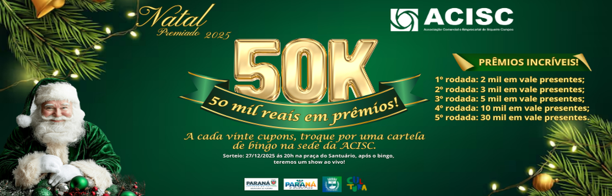 Bingo de Natal ACISC 2025
